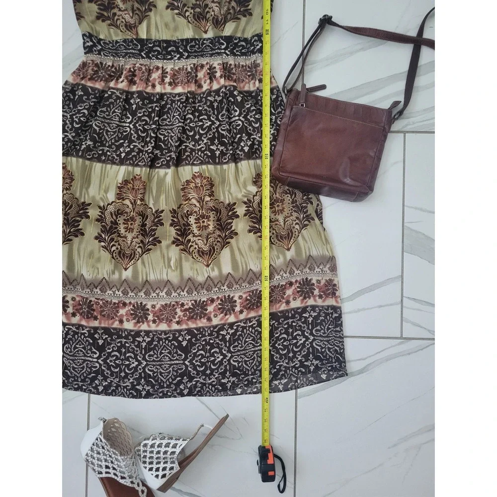 Vintage y2k Positive Attitude Festival Mini Dress Size 16 - Picture 5 of 7